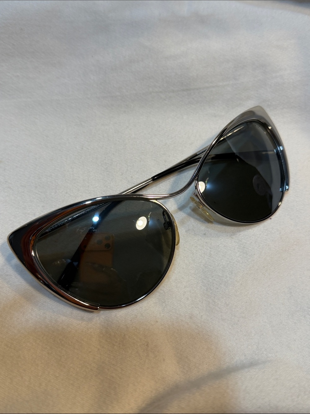 Tom Ford Nastasya 304 28G Silver Gradient Mirror Sunglasses - Picture 2 of 5